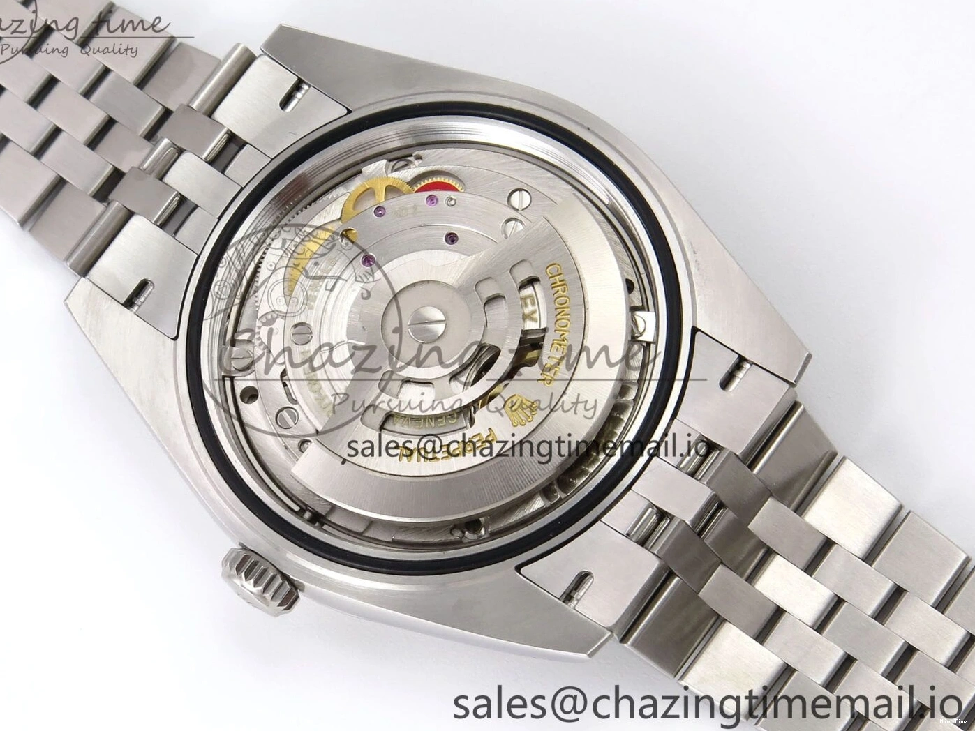 MiroTime 0515 Timeless DateJust 41 126334 EWEF Best Edition Gray Diamonds Dial on Jubilee Bracelet A 1042